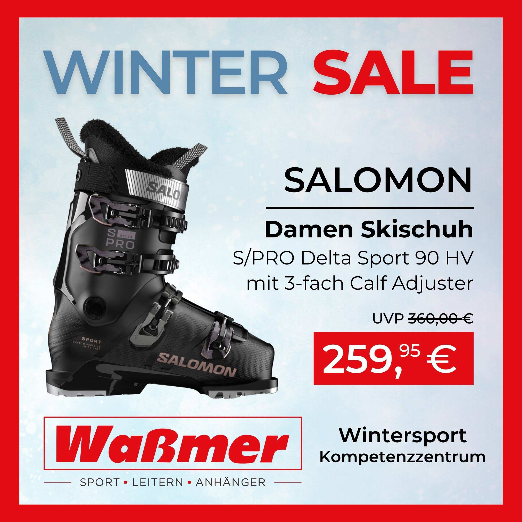 Damen Skischuh im Sale: SALOMON S/PRO DELTA SPORT 90 W HV