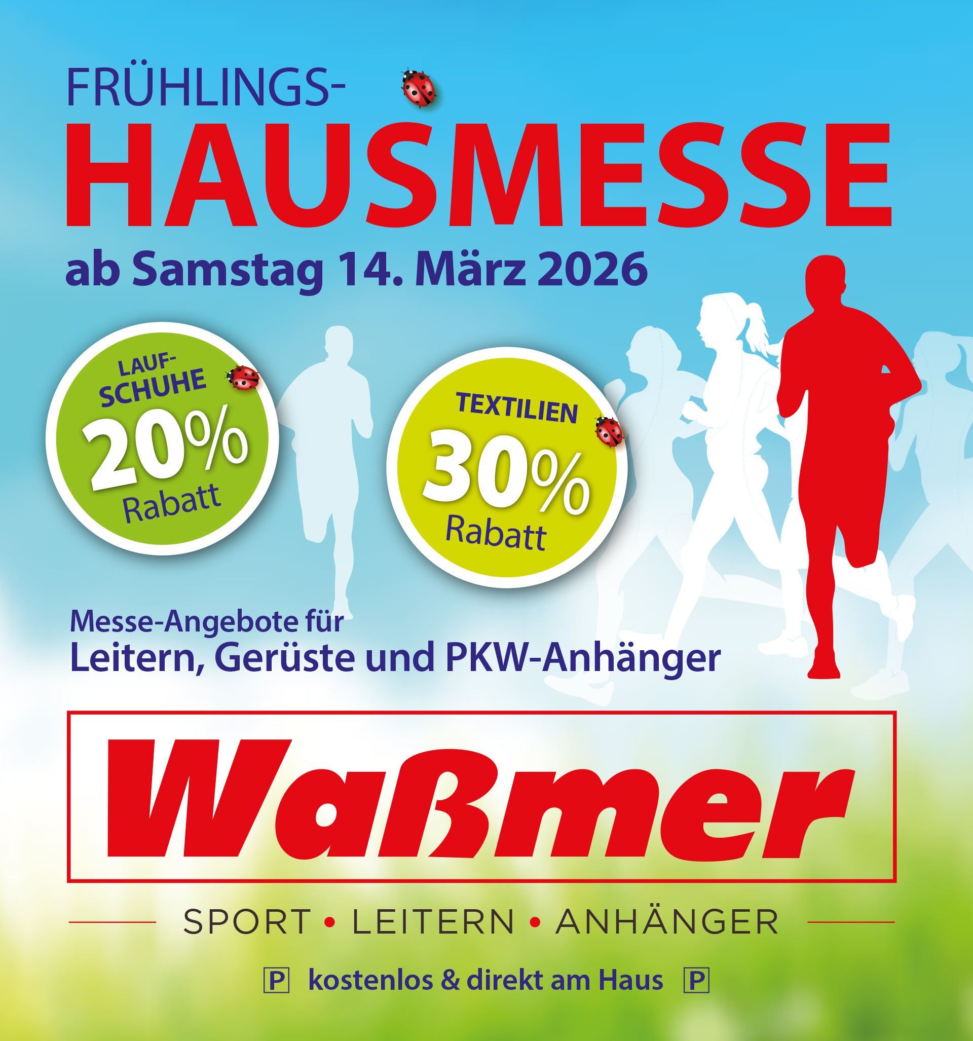 Frühjahrs-Hausmesse bei Sport Waßmer