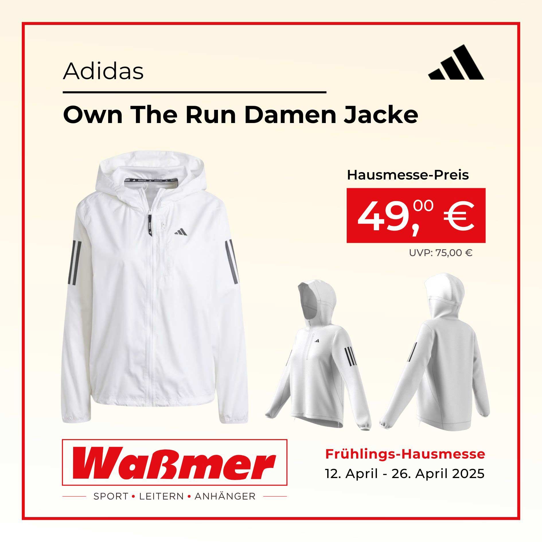 Own The Run Jacke Damen von Adidas