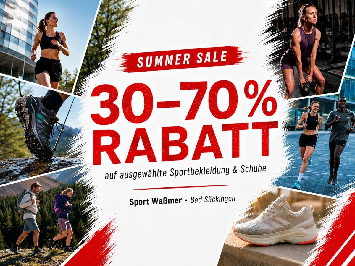 Summer Sale bei Sport Waßmer