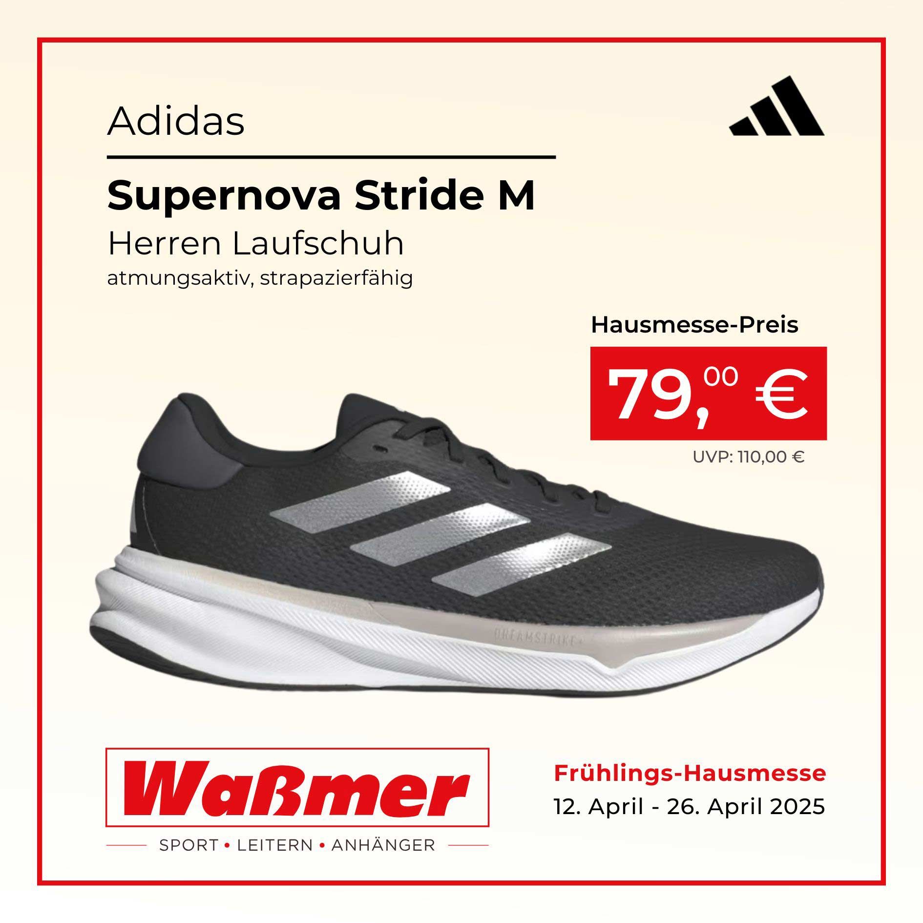 Herren-Laufschuh Supernova Stride M von Adidas