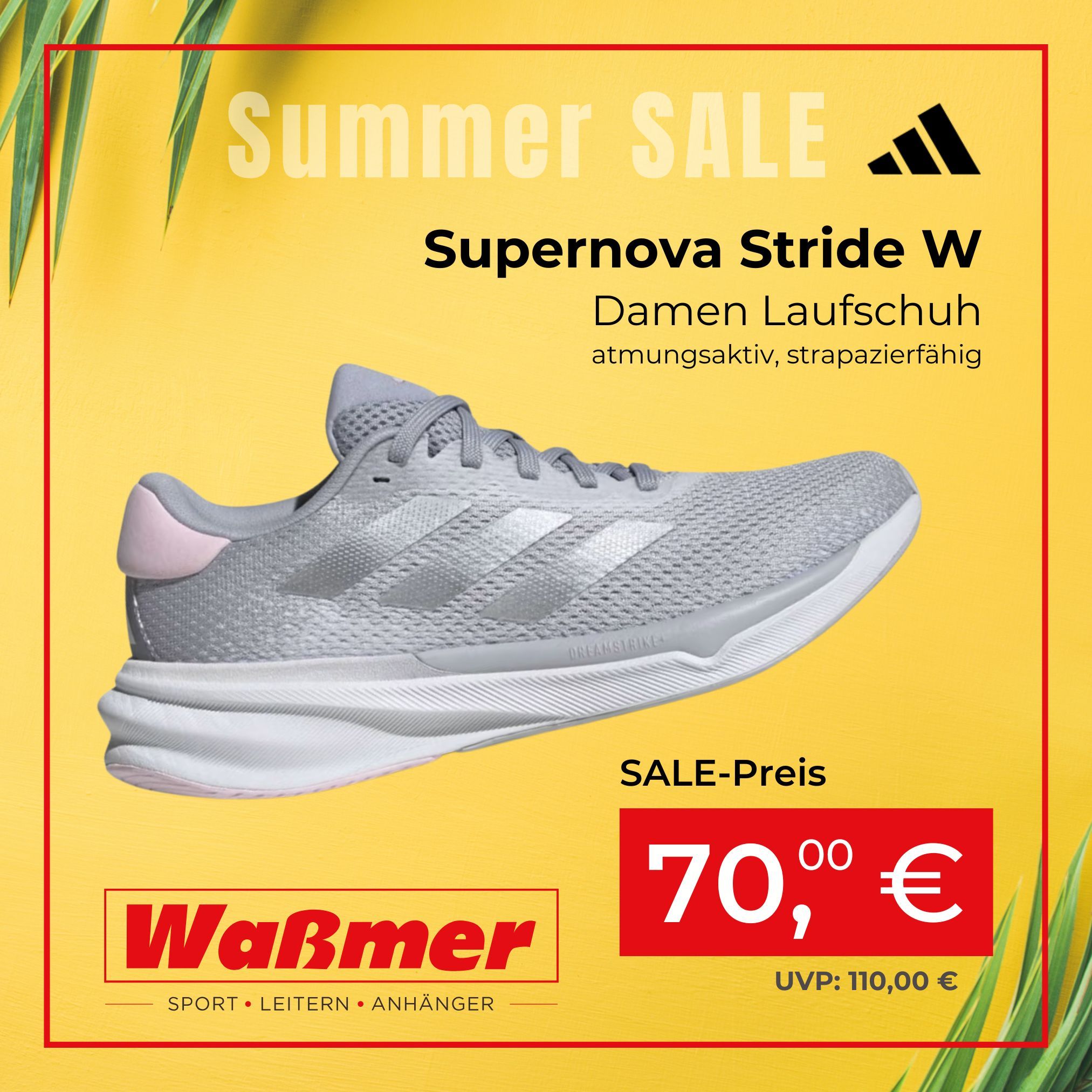 Damen-Laufschuh Supernova Stride W von Adidas