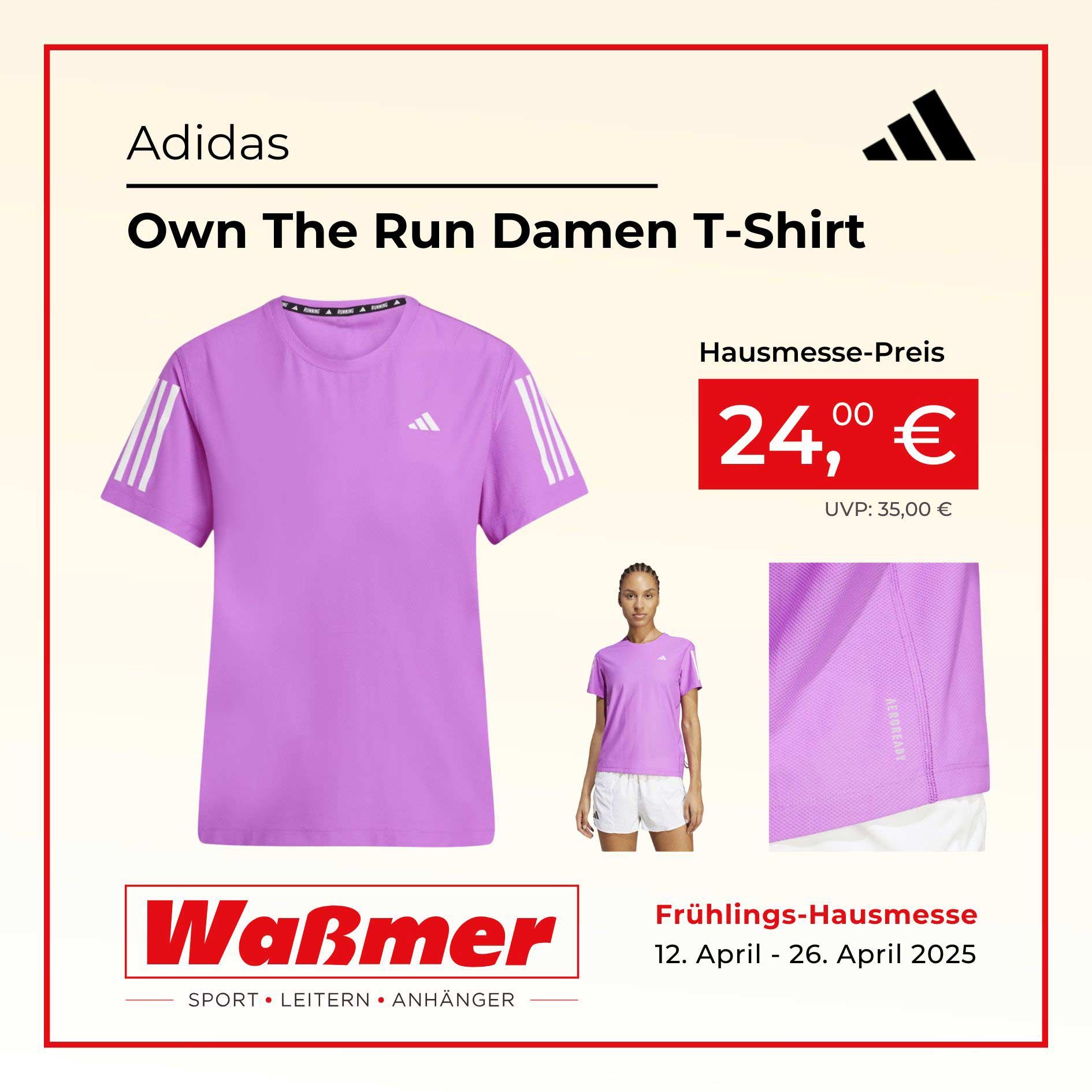 Damen-Laufshirt Own the Run