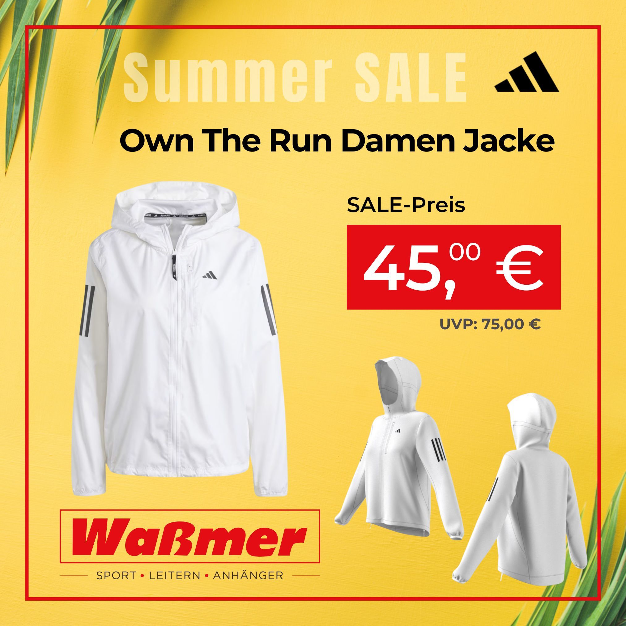 Own The Run Jacke Damen von Adidas