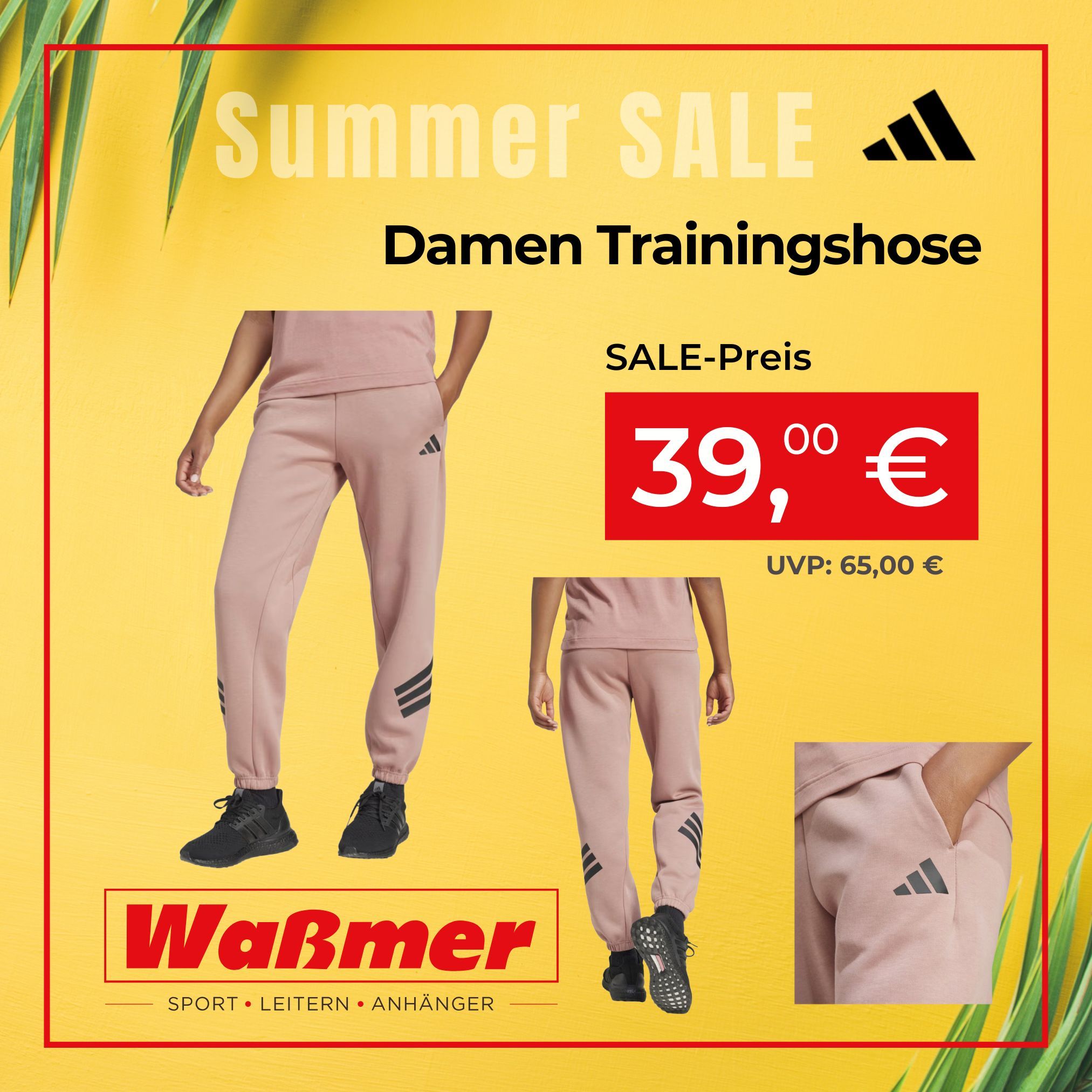 Damen-Trainingshose ADIDAS FUTURE ICONS 3-STREIFEN HOSE