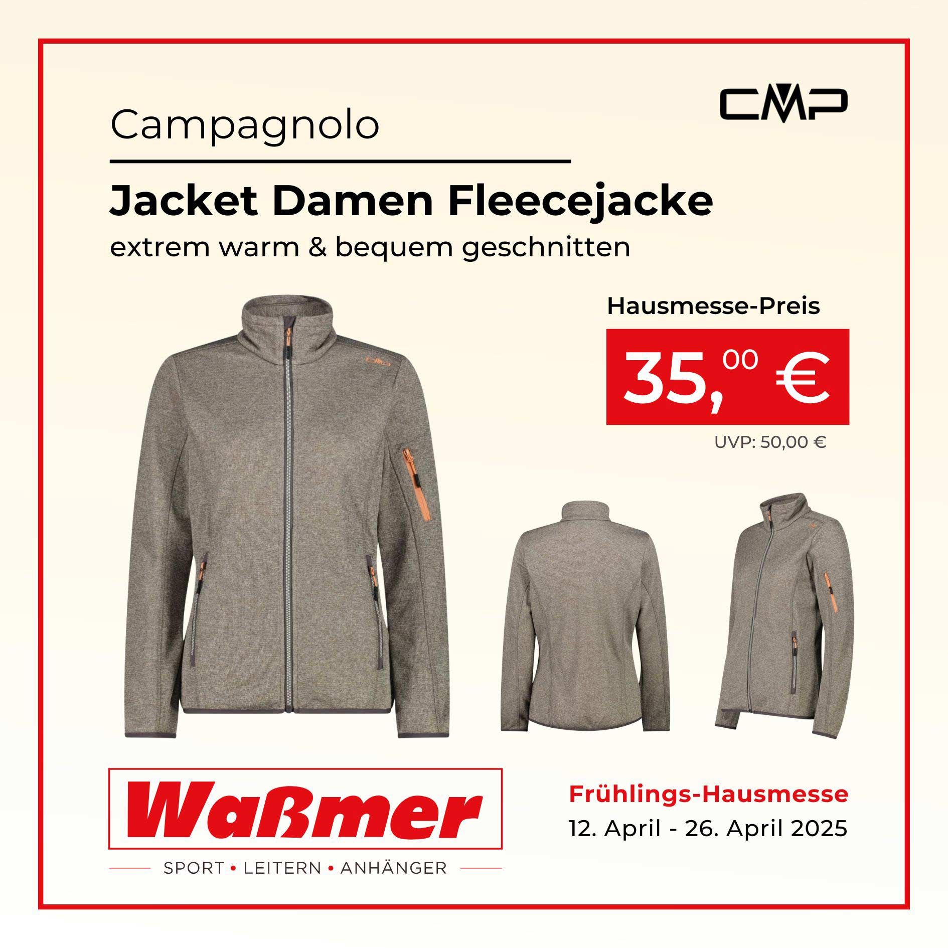 CMP Damen-Fleecejacke
